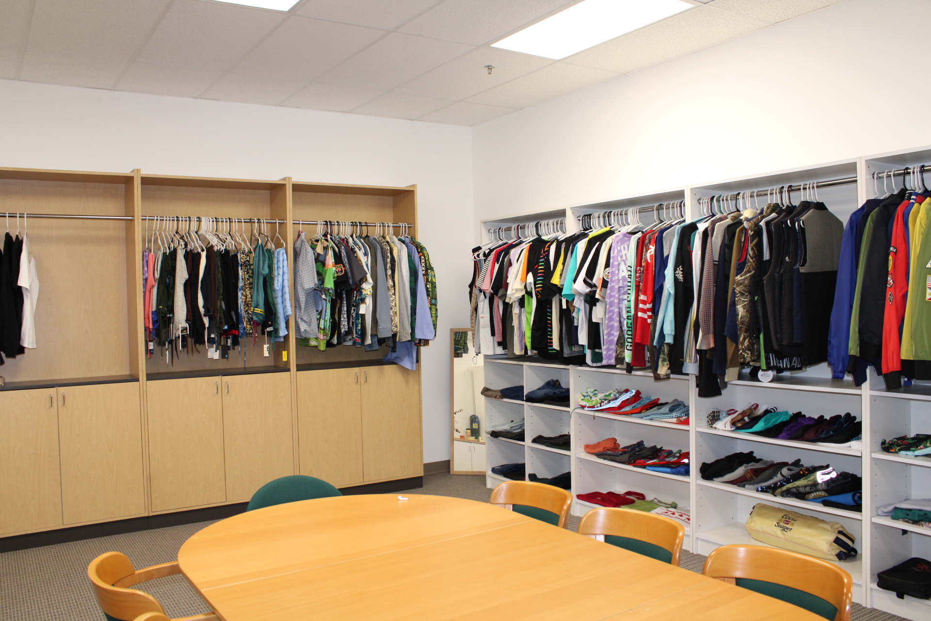 Cutting table at UBC factory